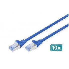 CAT 5e SF-UTP patch cable, Cu, PVC AWG 26/7, length 2 m, color blue