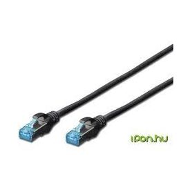 CAT 5e SF-UTP patch cable, Cu, PVC AWG 26/7, length 2 m, color black