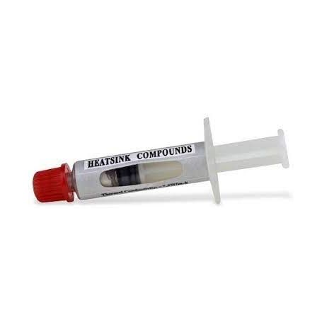 CPU Cooler Thermal Grease, 0,5G Tube 10% Silver, Thermal Conductivity -7.5w/m-k Ther.Resistance-0.06C in 2/W