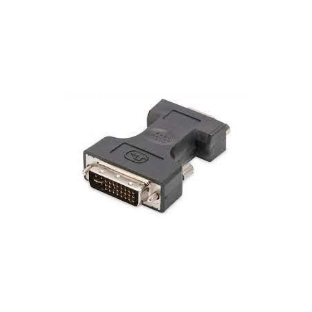 DVI adapter, DVI(24+5) - HD15 M/F, DVI-I dual link, bl
