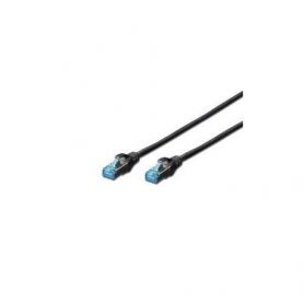CAT 5e SF-UTP patch cable, PVC AWG 26/7, length 5 m, color black