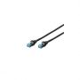 CAT 5e SF-UTP patch cable, PVC AWG 26/7, length 5 m, color black