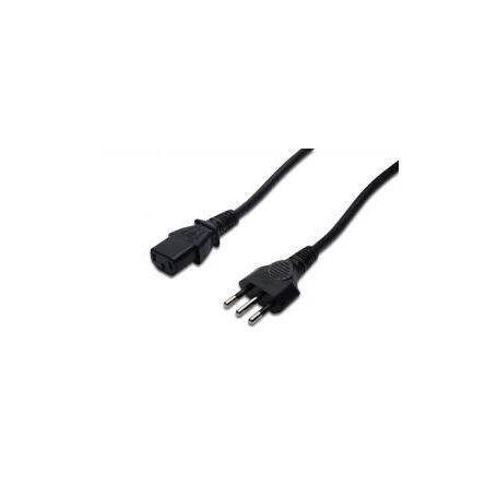 Power Cord, Italy plug - C13 M/F, 1.8m, H05VV-F3G 0.75qmm, bl