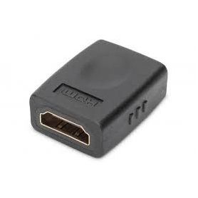 HDMI adapter, type A F/F, Ultra HD 60p, bl