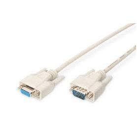 VGA Monitor extension cable, HD15 M/F, 3.0m, 3CF/4C, be