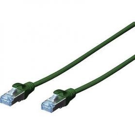 CAT 5e SF-UTP patch cable, Cu, PVC AWG 26/7, length 5 m, color green