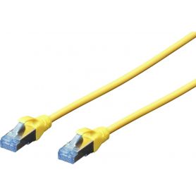 CAT 5e SF-UTP patch cable, Cu, PVC AWG 26/7, length 5 m, color yellow