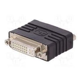 DVI adapter, DVI(24+5) F/F, DVI-I dual link, bl