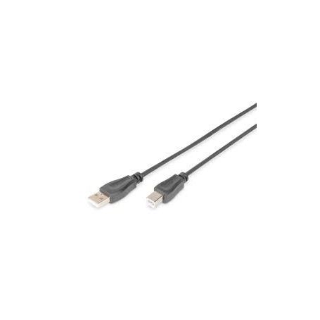USB 2.0 connection cable, type A - B M/M, 3.0m, USB 2.0 compatible, bl