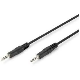 Audio connection cable, stereo 3.5mm M/M, 1.50m, 2x0.10/10, bl