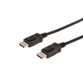 DisplayPort connection cable, DP M/M, 2.0m, w/interlock, DP, 1.1a conform, bl