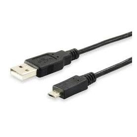 USB charger/data cable, USB A - micro B, colored M/M, 1.0m, High Speed, connectors reversible, gold, Nylon, gd