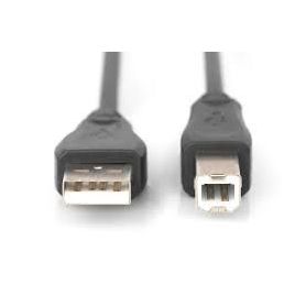 USB 2.0 connection cable, type A - B M/M, 5.0m, USB 2.0 conform, bl