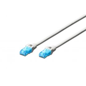 CAT 5e U-UTP patch cable, Cu, PVC AWG 26/7, length 10 m, color white