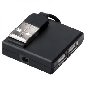 USB 2.0 High-Speed Hub 4-Port 4x USB A/F, 1x USB B mini/M, incl. USB cable Win7, Vista, XP, SP2, Mac