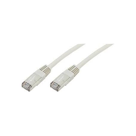 CAT 5e F-UTP patch cable, Cu, PVC AWG 26/7, length 10 m, color grey