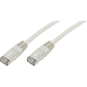 CAT 5e F-UTP crossover patch cable, Cu, PVC AWG 26/7, length 10 m, color grey