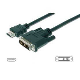HDMI adapter cable, type A-DVI(18+1) M/M, 3.0m, Full HD, bl