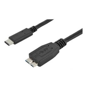 USB Type-C connection cable, type C to micro B M/M, 1.8m, 3A, 480MB, 2.0 Version, bl