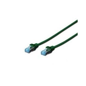 CAT 5e SF-UTP patch cable, Cu, PVC AWG 26/7, length 10 m, color green