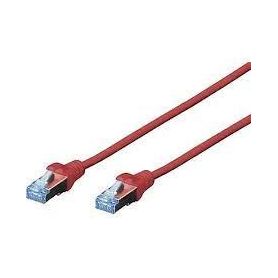 CAT 5e SF-UTP patch cable, Cu, PVC AWG 26/7, length 10 m, color red