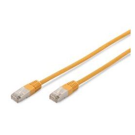 CAT 5e SF-UTP patch cable, Cu, PVC AWG 26/7, length 10 m, color yellow