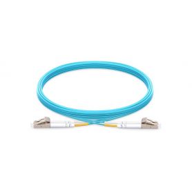 FO super slim patch cord, 1.2 mm, duplex LC to LC, MM OM3 50/125 u, 1 m Length 1m