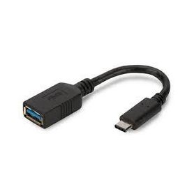 USB Type-C adapter, type C to A M/F, 3A, 5GB, 3.0 Version, bl