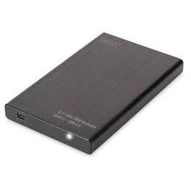 USB 2.0-SATA 2 SSD/HDD Enclosure, 2.5' 9.5 & 7.5 mm SSD/HDD Aluminum hosuing, w/o PSU