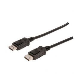 DisplayPort connection cable, DP M/M, 3.0m, w/interlock, Ultra HD 4K, bl