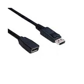 DisplayPort extension cable, DP M/F, 2.0m, w/interlock, DP 1.2 conform, bl