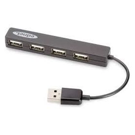 Notebook USB 2.0 Hub 4-Port , Plug & Play Transfer speed 480Mbps