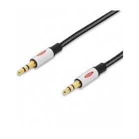 Audio connection cable, Toslink M/M, 2.0m, LWL, cotton, gold, si/bl