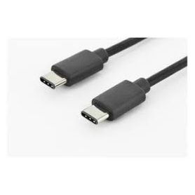 USB Type-C connection cable, type C to C M/M, 1.0m, 3A, 480MB, 2.0 Version, bl