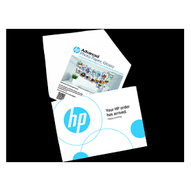 HP Advanced Photo Paper, Gloss (5x5 in 127x127 mm) –20 sheets - 49V50A