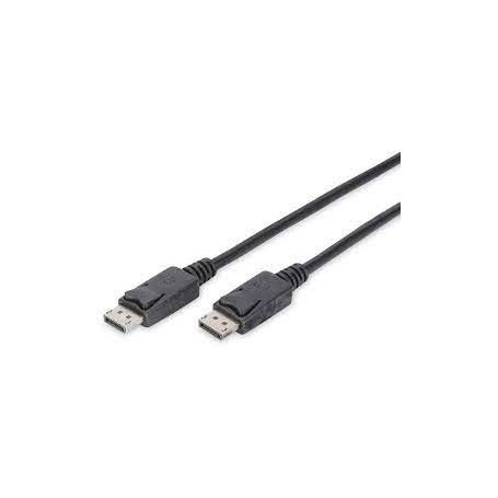 DisplayPort connection cable, DP M/M, 2.0m, w/interlock, DP 1.2, Ultra HD 4K, bl