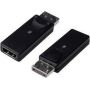 DisplayPort adapter, DP - HDMI type A M/F,w/interlock, bl