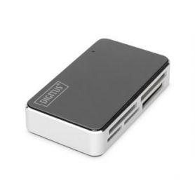 Card Reader USB 2.0, black All-in-One, supports T-Flash, incl. USB A/M to mini 5P cable
