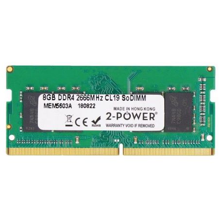 Memory soDIMM 2-Power - 8GB DDR4 2666MHz CL19 SoDIMM 2P-DG8M3
