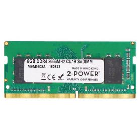 Memory soDIMM 2-Power - 8GB DDR4 2666MHz CL19 SoDIMM 2P-HX426S15IB2/8