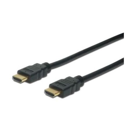 HDMI High Speed connection cable, type A M/M, 5.0m, w/Ethernet, Full HD 60p, gold, bl