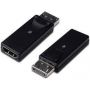 DisplayPort adapter, DP - HDMI type A M/F, w/interlock, DP 1.1a, Full HD, bl