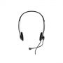 Port Designs Stereo headset with microphone, 3.5mm combo jack connectivity, On-cable volume control, 1.2m long cable - 901603