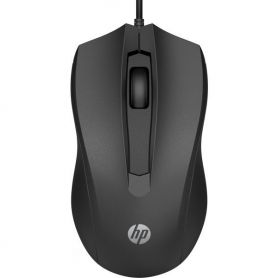 HP Wired Mouse 100 Black  - 6VY96AA-ABB