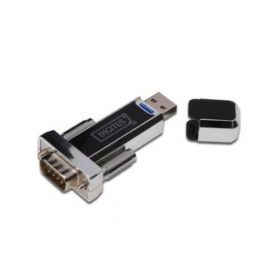 USB 1.1 to serial Converter, DSUB 9M incl. USB A Cable 80cm USB A M / USB A F CE, chipset PL2303RA,