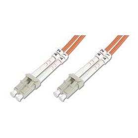 FO patch cord, duplex, LC to LC MM OM1 62.5/125 u, 10 m Length 10m