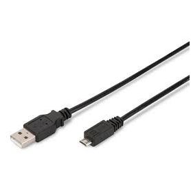 USB Type-C connection cable, type C to micro B M/M, 1.0m, 3A, 5GB, 3.0 Version, bl