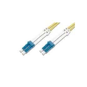 FO patch cord, duplex, LC (APC) to LC (PC) SM OS2 09/125 u, 5 m Length 5 m