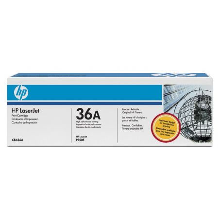 HP LaserJet CB436A Black Print Cartridge for LJ P1505, up to 2,000 pages -