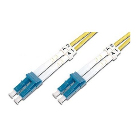 FO patch cord, duplex, LC (APC) to LC (APC) SM OS2 09/125 u, 2 m Length 2m